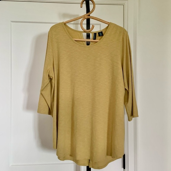Cynthia Rowley long mustard top - Picture 8 of 8